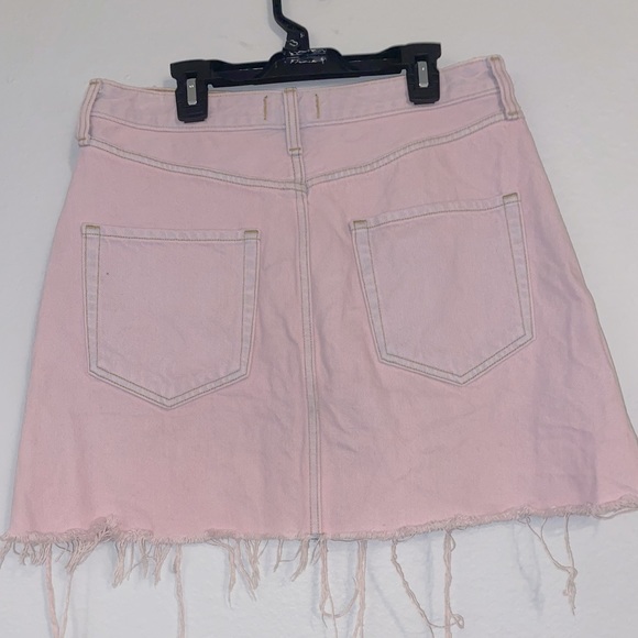 Abercrombie & Fitch Light Pink Denim Skirt - Picture 3 of 4